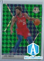 2019-20 Panini Mosaic Joel Embid Green Prizm #189